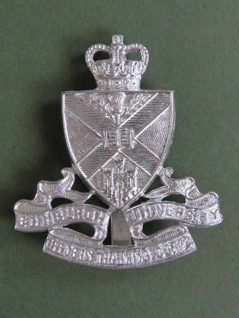 British Army Edinburgh University Officer Training Corps Pre 1978 Cap Badge