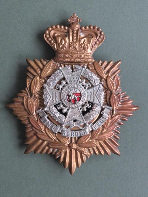 British Army 1884-1901 The Border Regiment Other Ranks Victorian Helmet Plate