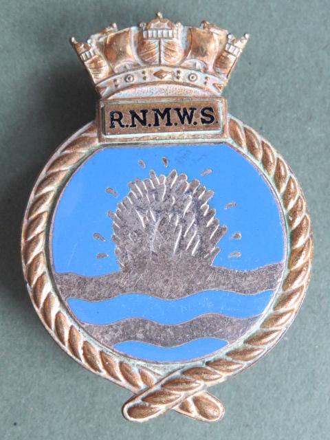 Royal Navy, R.N.M.W.S. (Royal Naval Mine Watching Service) Cap Badge