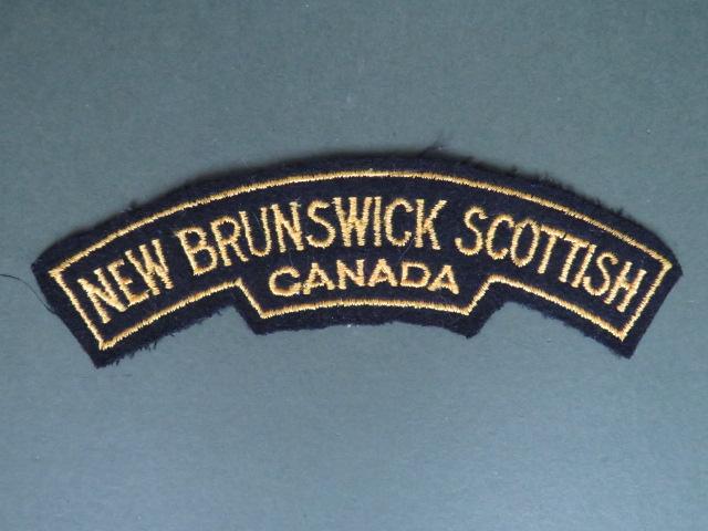 Canada Army Post WW2 New Brunswick Scottish Shoulder Title