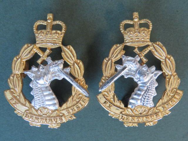 British Army Royal Army Dental Corps Post 1953 Officer's Collar Badges