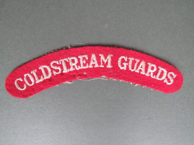 British Army WW2 The Coldstream Guards Shoulder Title