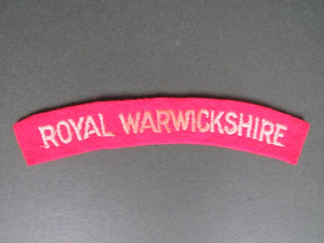 British Army WW2 Royal Warwickshire Regiment Shoulder Title