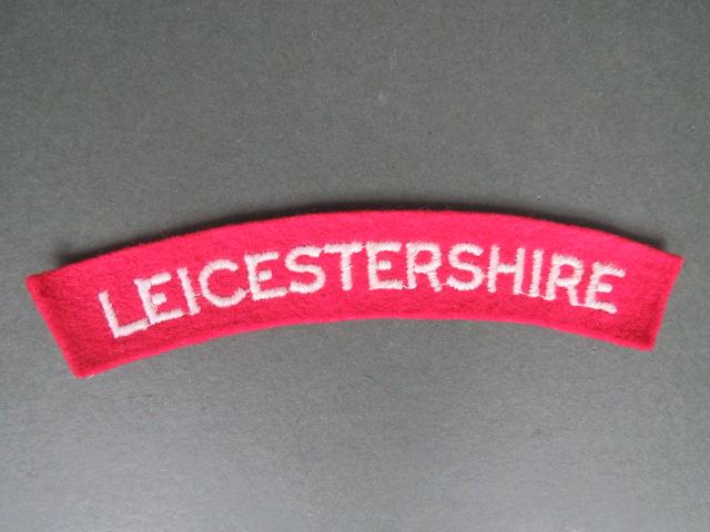 British Army WW2 The Leicestershire Regiment Shoulder Title