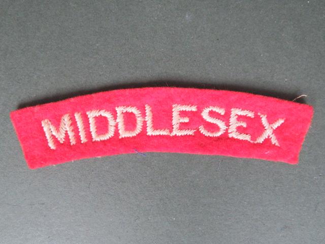 British Army WW2 The Middlesex Regiment Shoulder Title