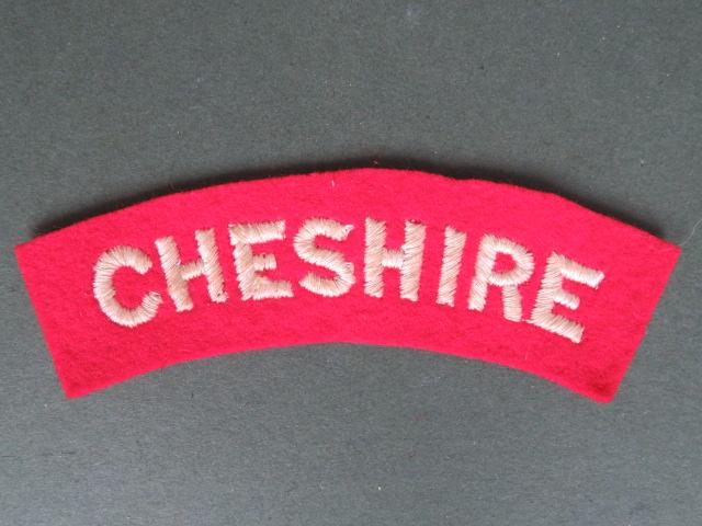 British Army WW2 Cheshire Regiment Shoulder Title