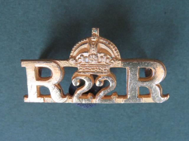 Canada Army WW2 The Royal 22e Regiment Officer's Shoulder Title