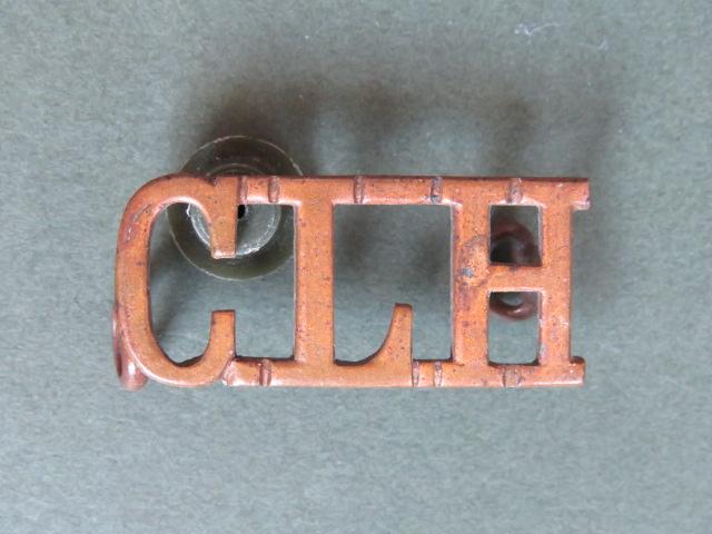 Canada Army WW1 Canadian Light Horse Shoulder Title