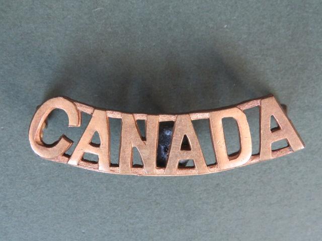 Canada WW1 Period Shoulder Title