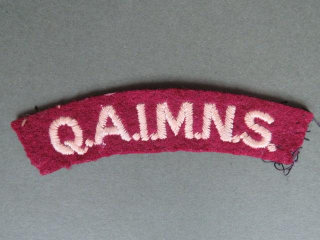 British Army Queen Alexandra's Imperial Military Nursing Service Shoulder Title