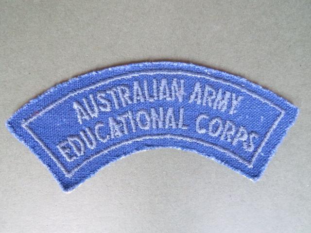 Australia Pre 1962 Australian Educational Corps Shoulder Title