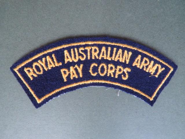 Australia Pre 1962 Royal Australian Army Pay Corps Shoulder Title