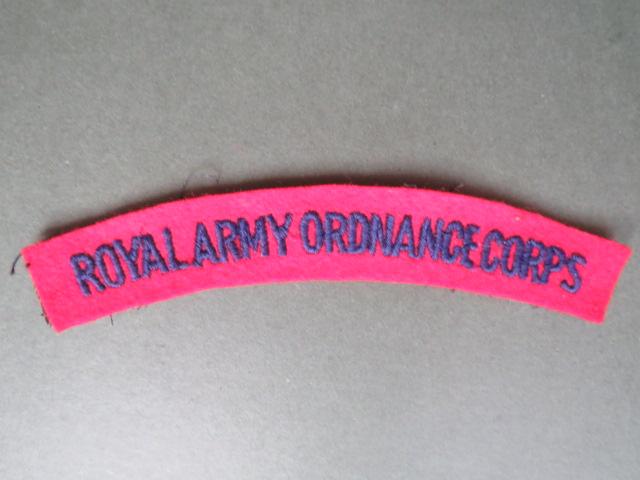 British Army Post WW2 Royal Army Ordnance Corps Shoulder Title