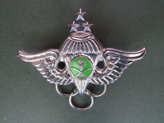 Saudi Arabia 1980's Series Other Ranks 1st Class Parachute Instructor Wings