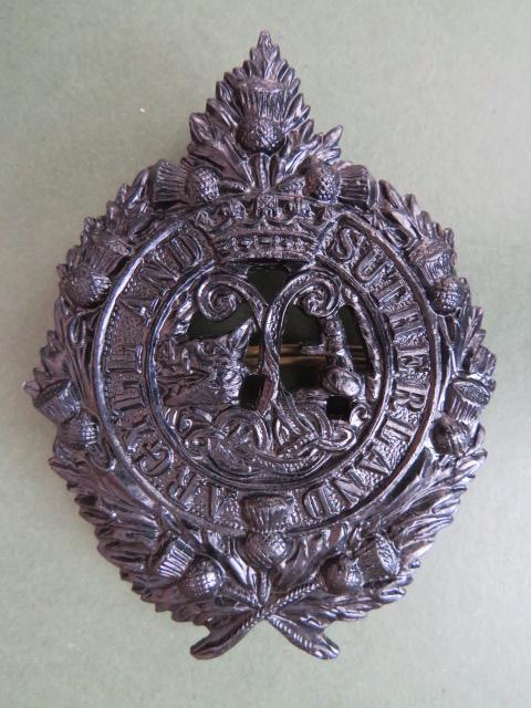British Army The Argyll & Sutherland Highlanders Glengarry Badge
