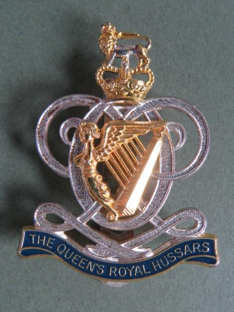 British Army The Queen's Royal Hussars Cap Badge