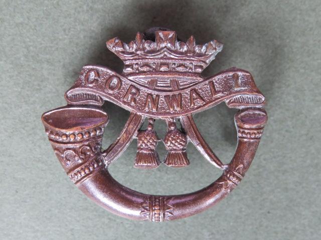 British Army Duke of Cornwall's Light Infantry Officers Service Dress Collar Badge