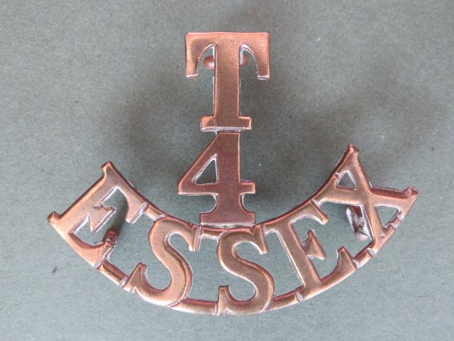British Army 4th Territorial Battalion, The Essex Regiment Shoulder Title
