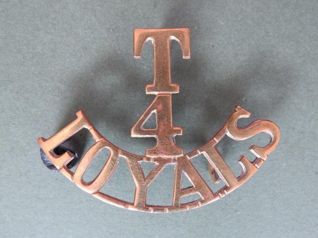British Army Post 1920 4th Territorial Battalion, The Loyal Regiment (North Lancashire) Shoulder Title