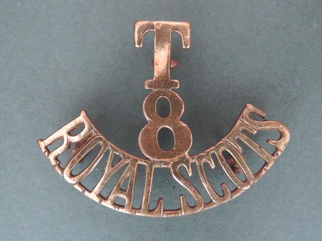 British Army 8th Territorial Battalion, The Royal Scots Shoulder Title