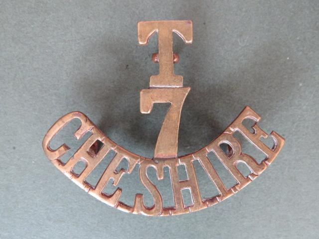 British Army 7th Territorial Battalion, The Cheshire Regiment Shoulder Title