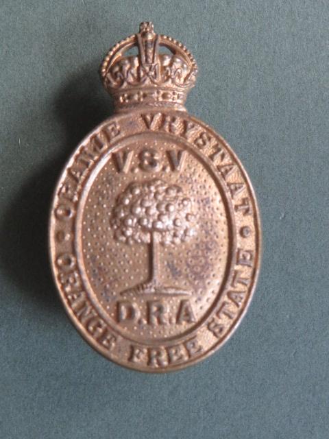 Republic of South Africa Orange Free State Defence Rifle Association 1923-1943 Cap Badge
