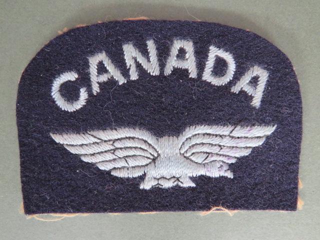 Canada WW2 Royal Canadian Air Force (RCAF) Nationality Shoulder Title