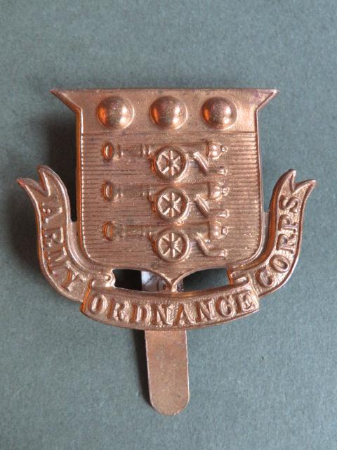 British Army Royal Army Ordnance Corps 1896-1920 Field Cap Badge