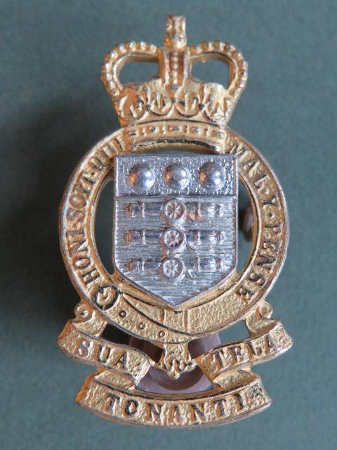British Army EIIR Royal Army Ordnance Corps Officer's Cap Badge