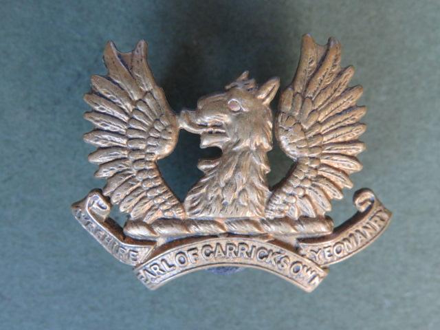 British Army The Ayrshire (Earl of Carrick's Own) Yeomanry Collar Badge