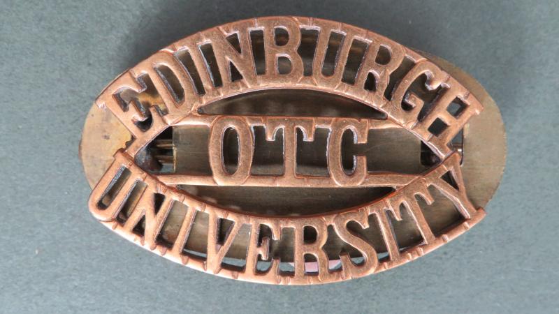 British Army Edinburgh University Officer Training Corps Shoulder Title