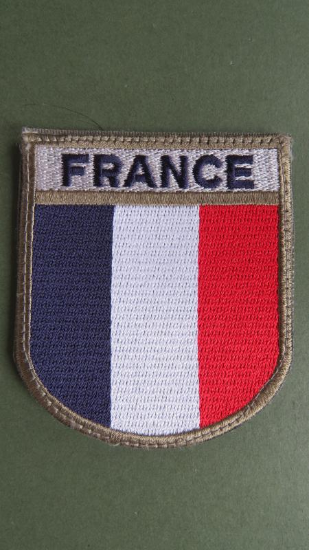 France Armed Forces Nationality Shoulder Patch