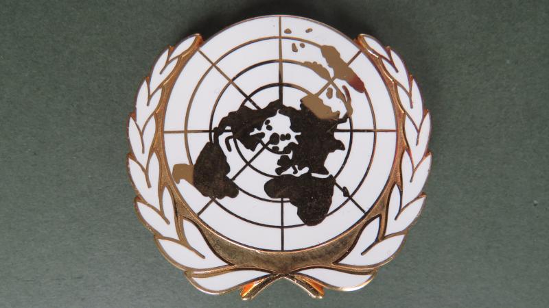 United Nations Peace Keeping Forces Beret Badge