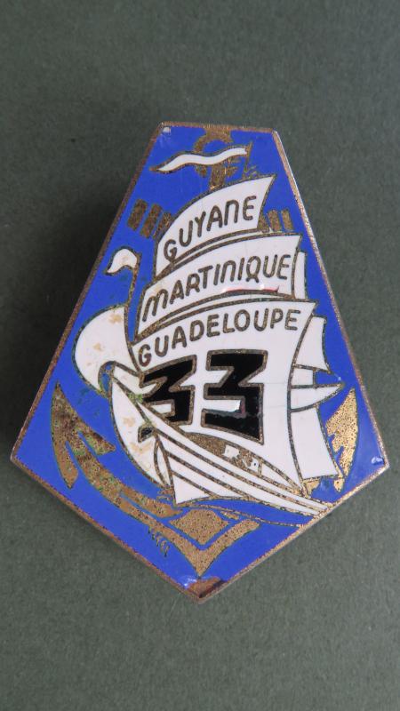 France 33° R.I.M.a (33° Régiment d’Infanterie de Marine) Pocket Crest