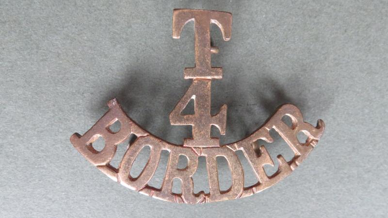 British Army 4th (Cumberland & Westmoreland) Territorial Battalion, The Border Regiment Shoulder Title