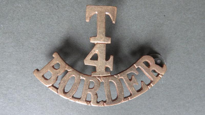 British Army 4th (Cumberland & Westmoreland) Territorial Battalion, The Border Regiment Shoulder Title