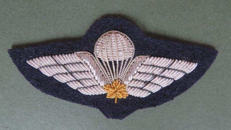 Canada Army 1980's RMC (Royal Military College) Mess Dress Parachute Wings