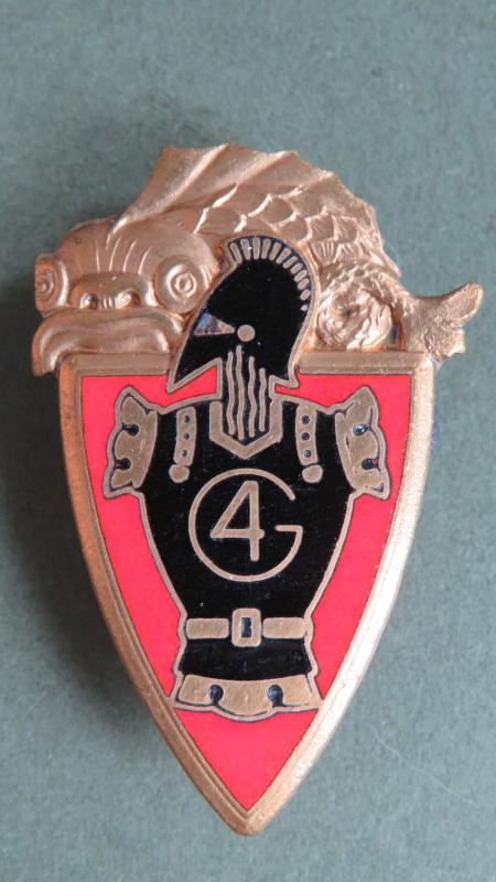 France 4th GENIE (Engineers) Regiment Pocket Crest