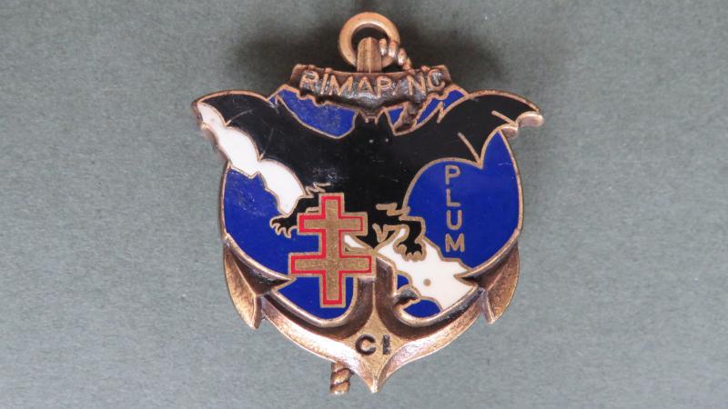 France Régiment Infanterie de Marine du Pacifique, Nouvelle Calédonie (Company d’Instruction),PLUM, Pocket Crest