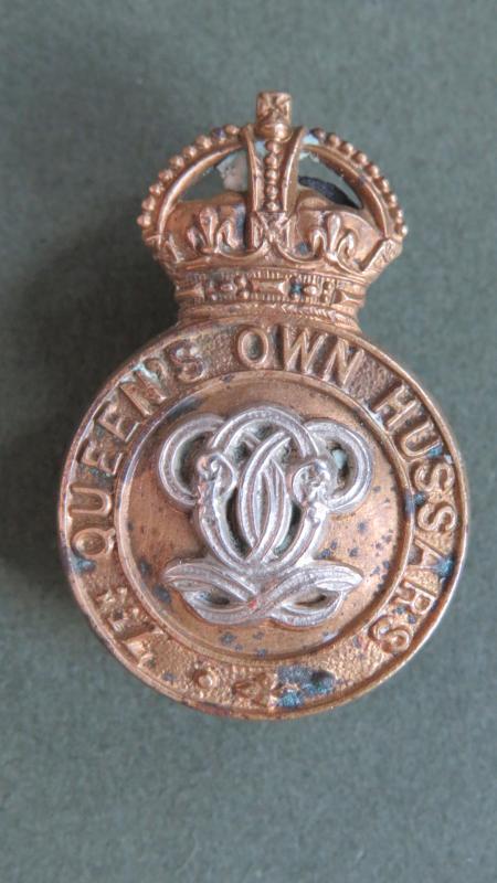 British Army The 7th Queen's Own Hussars Pre 1953 Collar Badge