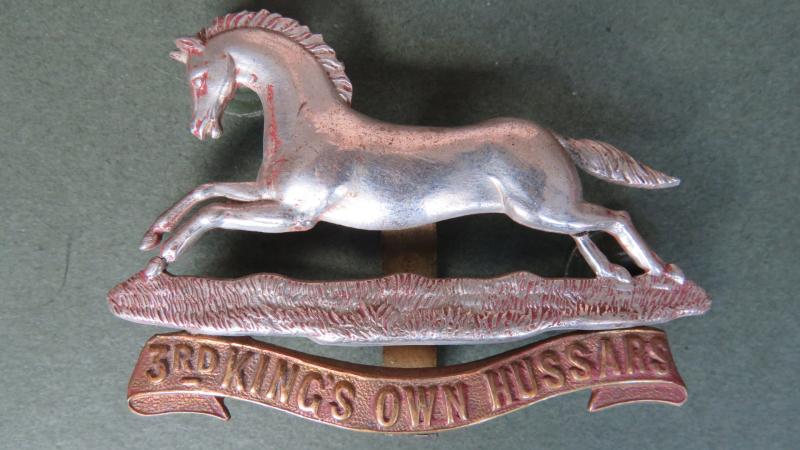 British Army The 3rd King's Own Hussars Cap Badge