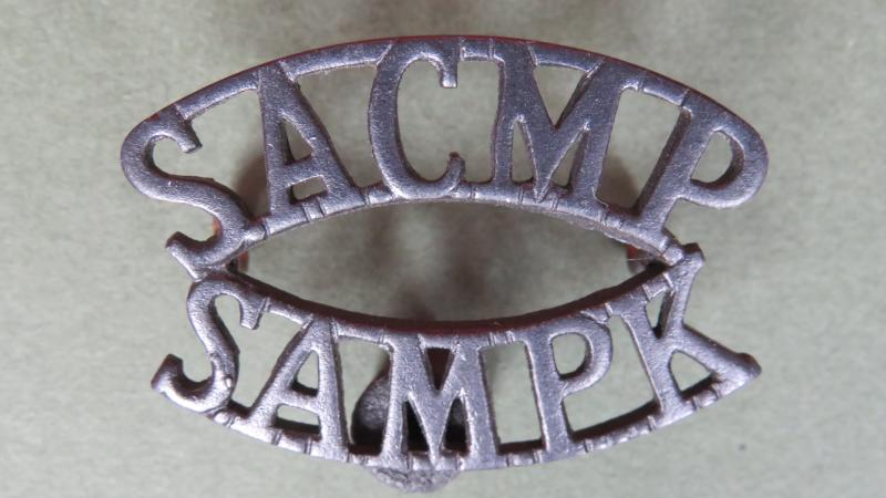 South Africa Army 1939-1951 Corps of Military Police Officers' Shoulder Title