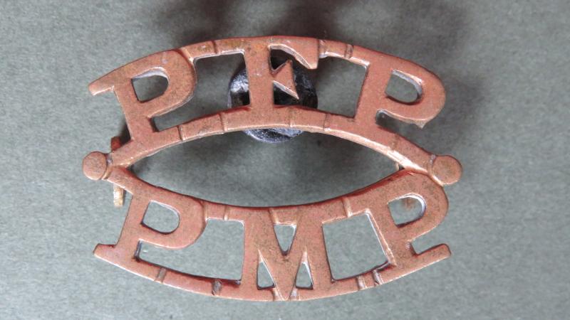 South Africa Army 1913-1920 Permanent Force Police (Military Police) Shoulder Title