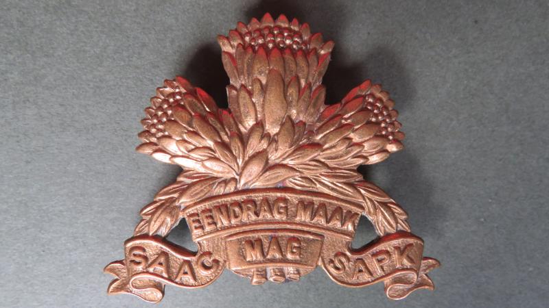 South Africa Army Post 1963 Armoured Corps Cap Badge