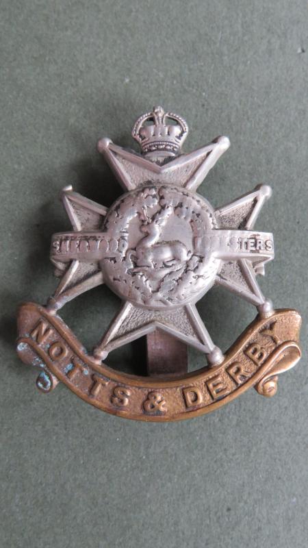 British Army Pre 1953 The Sherwood Foresters (Nottinghamshire & Derbyshire Regiment) Cap Badge