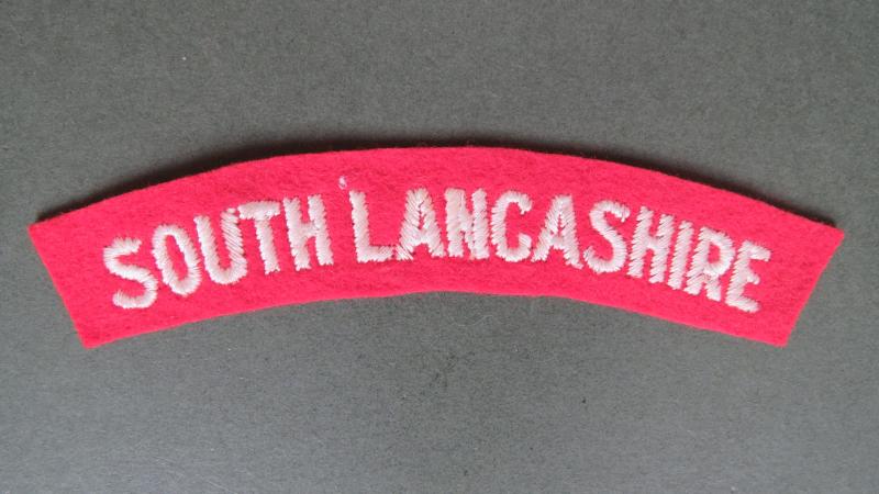 British Army The Prince of Wales's Volunteers (South Lancashire) Shoulder Title