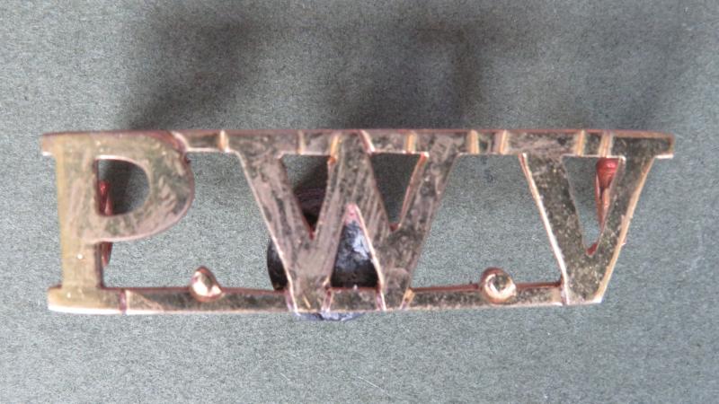 British Army The Prince of Wales's Volunteers (South Lancashire) Shoulder Title