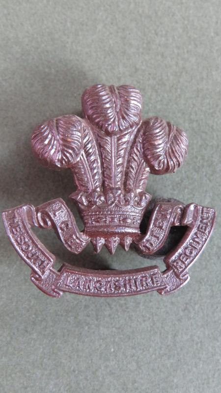 British Army The South Lancashire Regiment (The Price of Wales's Volunteers) Officers' Service Dress Collar Badge