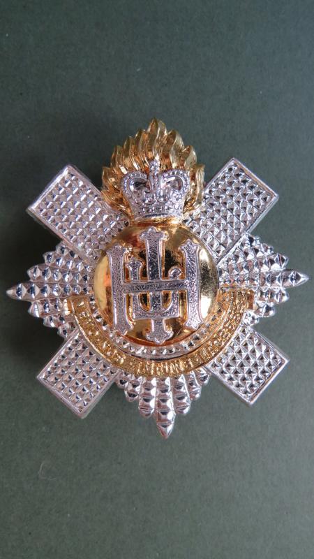 British Army EIIR The Royal Highland Fusiliers Pipe Major's Glengarry Badge