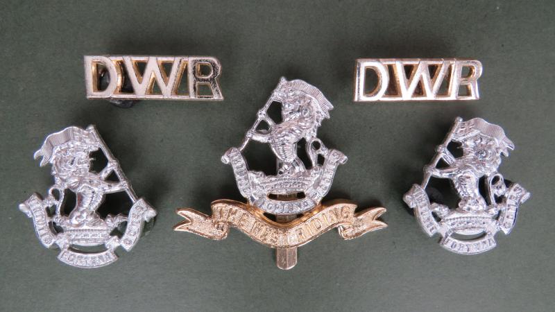 British Army The Duke of Wellington's Regiment Cap & Collar Badges & Shoulder Titles
